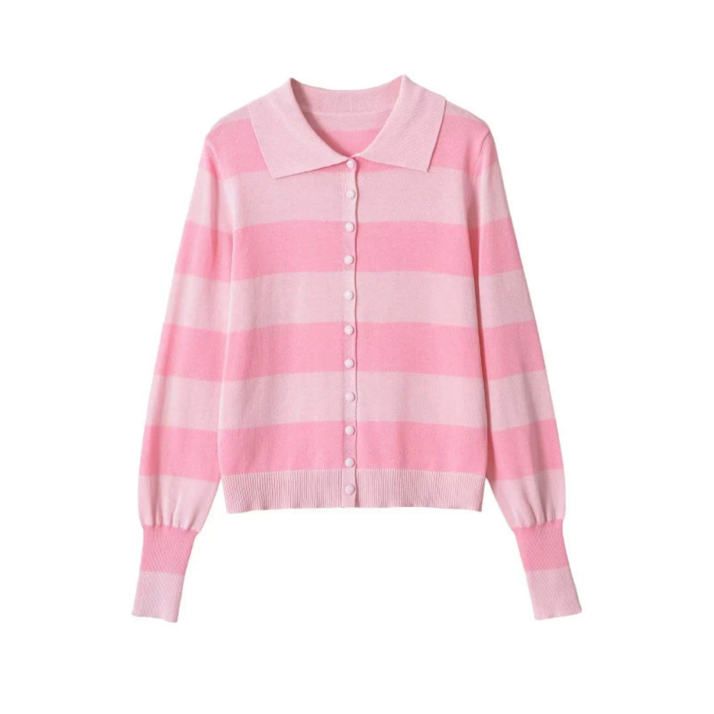 ZARA Chic Striped Collar Jacket